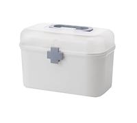 Cheaonglove First Aid Box Medicine Storage Box White, Large Capacity, Portable, Modern Style, Unisex
