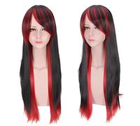 Cheap anime colorful pony Cosplay Wigs Fake Heat Resistant Synthetic Hair purple blue Halloween Christmas Wigs +wigs cap One Size PL-821