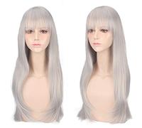 Cheap anime colorful pony Cosplay Wigs Fake Heat Resistant Synthetic Hair purple blue Halloween Christmas Wigs +wigs cap One Size PL-431