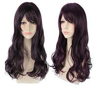 Cheap anime colorful pony Cosplay Wigs Fake Heat Resistant Synthetic Hair purple blue Halloween Christmas Wigs +wigs cap One Size PL-423