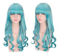 Cheap anime Cosplay cute lolita blonde wig OL elegant brown beige lolita wavy wig for white women Halloween hairs + wigs cap One Size 771 Wig With Bangs