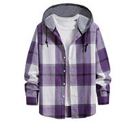 Cheap Gifts Under 5 pounds Mens Padded Shirts Lumberjack Flannel Check Jacket Thick Checked Button Down Shirts Mens Work Shirts Tuxedo Shirt