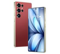 Cheap S26 Ultra Smartphone, Global Version Unlocked Mobile Phones, 7.3INCH HD Android 14.0 OS Office Phone, 16GB RAM 1TB ROM, 5G Network Dual SIM Telefone for Game TV,Red-1TB