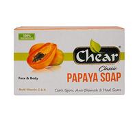 Chear Classic Papaya Soap 150g with Coconut, Vitamin C & Sweet Orange | Cleansing Face & Body Soap Bar | Refreshing Daily Skincare for Softer, Smoother Looking Skin