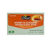 Chear Honey & Glycerin Translucent Transparent Soap 150g - Face & Body, Smooth & Clear, Healthy & Glowing Skin, Moisturising, Dull & Dry
