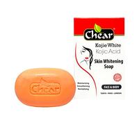 Chear Kojic Acid Skin Brightening Soap 150g - Dark Spot Remover with Lactic Acid, Mulberry & Licorice Root - Helps Even Skin Tone & Smooth Texture