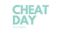 Cheat Day Living My Best Life Hoodie - White - M - White