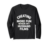 Cheating is More Fun When My Husband Films Swinger Lifestyle Long Sleeve T-Shirt
