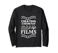 Cheating is More Fun When the Wife Films Swinger Lifestyle Long Sleeve T-Shirt