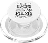 Cheating is More Fun When the Wife Films Swinger Lifestyle PopSockets PopGrip for MagSafe