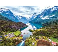 Cheatwell Games Jigsaw Puzzle World's Smallest Fjords 1000 Piece