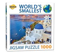 Cheatwell Games 13978 Puzzle World's Smallest 1000 Piece Jigsaw Santorini