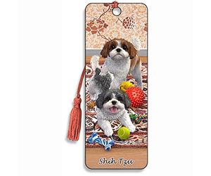 Cheatwell Games 3D Lenticular Bookmark - Shih Tzu
