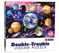 Cheatwell Games 658 28569 EA Double-Trouble Puzzles Planets, red