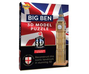 Cheatwell Games - BYO 3D Big Ben - 3D Puzzles For Kids & Adults - Model Kit To B