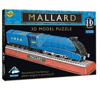 Cheatwell Games - BYO 3D Mallard Steam Engine - 3D Puzzles For Kids & Adults - Model Kit To Build - Gift For Children and Adults - 157 Pieces - Ages 8+