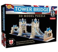 Cheatwell Games - BYO 3D Puzzle of Tower Bridge London - 3D Puzzles for Kids Adults - Large Jigsaw Puzzles for Kids Model Kit Game Toy to Build - Gifts for Children and Adults, 120 Pieces