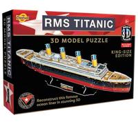 Cheatwell Games - BYO Large Scale 3D Puzzle of The Titanic - Model Kits Ship, Jigsaw Family Puzzles and Cruise Ship 3-D Puzzles Gifts for Kids and Adults, 113 Pieces