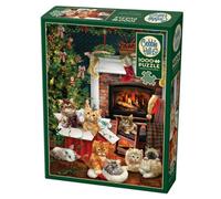 Cheatwell Games Cheatwell Cobble Hill Christmas Kittens 1000 Piece Puzzle