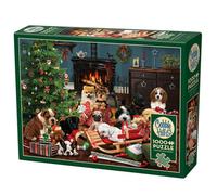 Cheatwell Games Cheatwell Cobble Hill Christmas Puppies 1000 Piece Puzzle