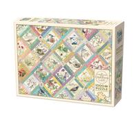 Cobble Hill 1000 Piece Puzzle - Country Diary Quilt - Poster Included