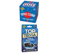 Cheatwell Games Quiz Cube Pick N Mix And Top Trivia Tv & Film Bundle