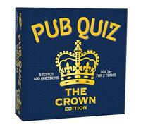 CHEATWELL GAMES The Crown Pub Quiz - 400 Questions - Comes With Answer Pad & Pencils - Ages 14+, Blue/White
