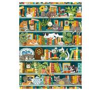 Cheatwell Games The Purrfect Bookshelf Jigsaw Puzzle 1000 Pieces