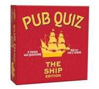 CHEATWELL GAMES The Ship Pub Quiz - 400 Questions - Comes With Answer Pad & Pencils - Ages 14+, Blue and White