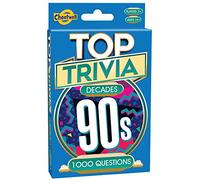 Cheatwell Games Travel Pack Card Game Top Trivia 90s - 1000 Quiz Questions, Ages 14+
