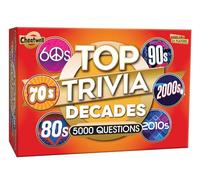 Cheatwell Games Top Trivia Decades Quiz Game - 5000 Questions To Test Your Knowledge Of Music, Film, TV, Science, Food, Drink, Culture, General Knowledge From The Last 60 Years, For Ages 14 Plus