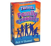 Cheatwell Games Travel Family Charades - Miming Games - Kids Games - Games for Adults - Great Travel Games and Road Trip Games