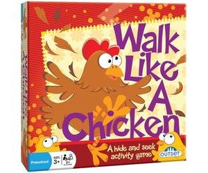 Cheatwell Games Walk Like A Chicken - No Reading Required, Hide & Seek Role-Playing Activity Game, Preschool & Kids, Children's Social & Physical Developmental Game, Ages 3+, 2+ Players