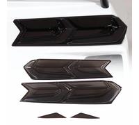 CHEAYAR Car Tail Lights Cover Compatible with Corvette C8 Stingray 2020-2023, Car Rear Lamp Smoked Tinted Tail Light Cover, Tail Light Lamp Cover Guard Trim Frame Bezels (Full Coverage)