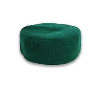 Chechia Kufi Green - Muslim Hat Men Docker Hat Authentic Green Tunisian Wool Traditional Handmade, Green, 58