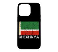 Chechnyan Flag Distressed Patriotic Men Women Kids Chechnya Case for iPhone 15 Pro Max