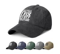 CheChury Mens Baseball Caps Trucker Caps Vintage Running Cap Unisex Adjustable Washed Distressed Baseball Cap Cotton Sun Hat Gym Golf Sports Cap Outdoor Classic Baseball Hat Dad Caps,Black
