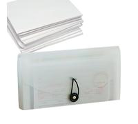 Check Bill File Folder, Accordion File Organizer,Monthly Invoice Receipt Organizer - Portable File Organizer, Waterproof School Supplies for RA