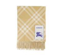 Check Cashmere Scarf - unisex - Burberry - Winter Scarves - Beige - ONE SIZE - Accessories ONE SIZE