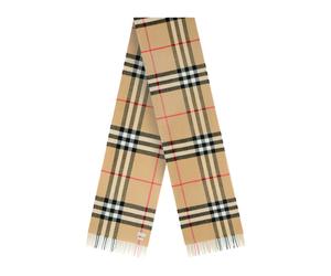 Check Cashmere Scarf - female - Burberry - Winter Scarves - Beige - ONE SIZE - Accessories ONE SIZE