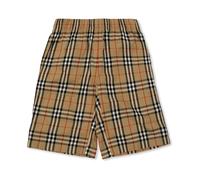 Check Cotton Shorts - unisex - Burberry - Shorts - Brown - 8 Y - Kids 8 Y