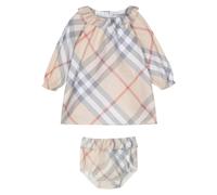 Check Dress Set in Beige- female- Burberry- Kids Sets- Beige- 18 M- Kids 18 M