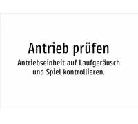 Check Drive Unit for Running Noise and Game Control - Sticker A2: 594 x 420 mm - Without Graphics, Text Only