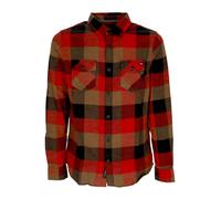 Check Flannel Long Sleeve Shirt - male - Vans - Casual Shirts - Multicolor - M - Shirts M