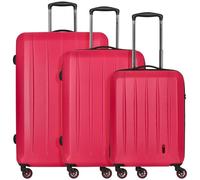Check.In Cork 4 roll suitcase set 3 pcs. pink