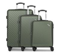 Check.In Paradise 2.0 4 wheels Suitcase set 3-piece Expandable olive