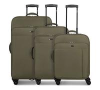 Check.In Sevilla 3.0 4 wheels Suitcase set 3-piece olive