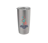 Check Itself Before It Wrecks Itself, DNA Biology Teacher Stainless Steel Insulated Tumbler