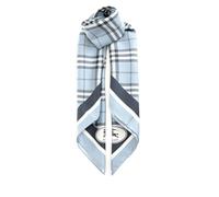 Check Knight Stamp Silk Scarf - unisex - Burberry - Silk Scarves - Blue - ONE SIZE - Accessories ONE SIZE