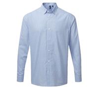 Check Long Sleeve Shirt Premier Polycotton Easy Care